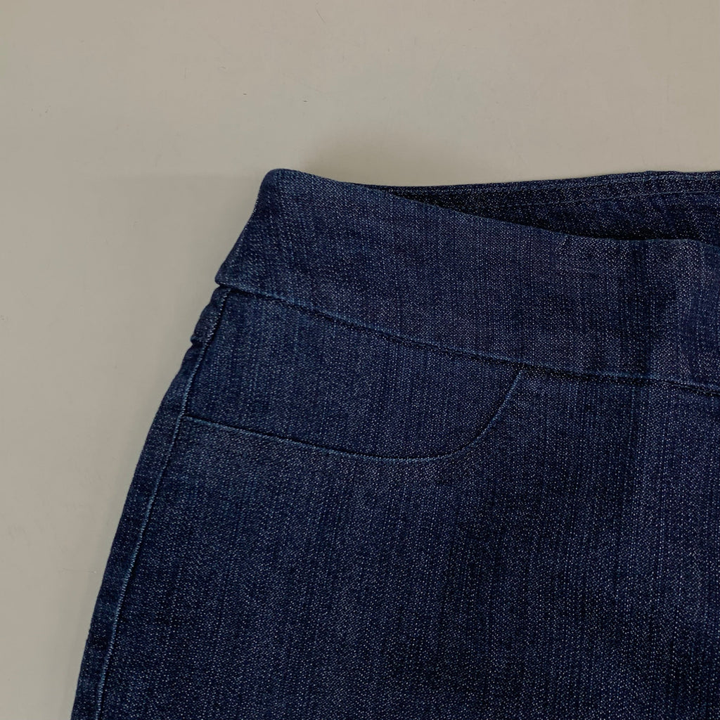 MULTIPLES Ankle Pants Petite Women's Sz 14 Denim M2623P