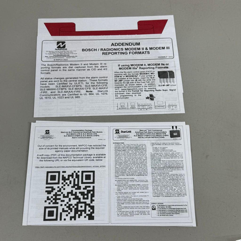 NAPCO Universal Alarm Cellular Communicator in Metal Box Verizon SLE-MAXVI-CFB