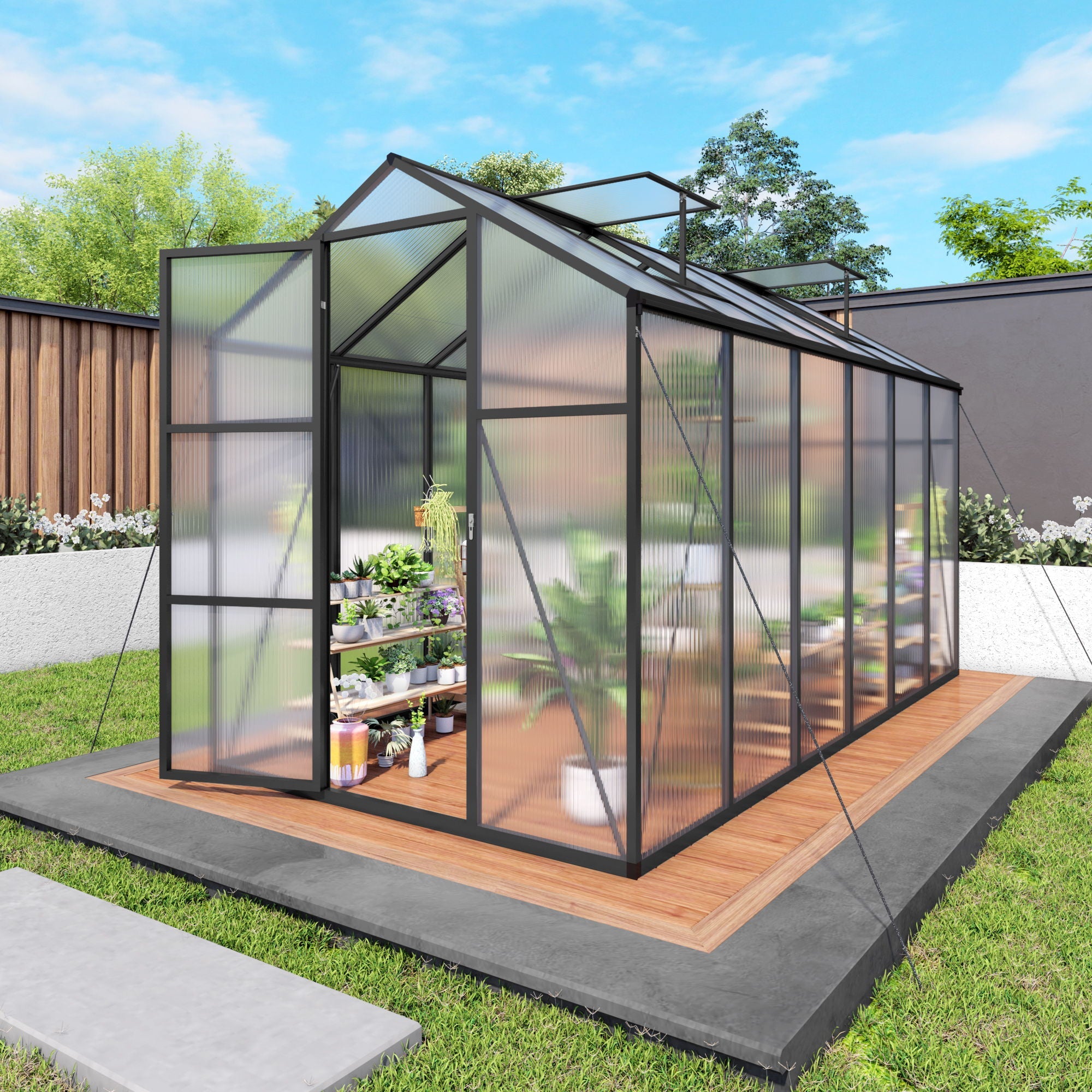 Gain Height Windproof house With Raised Base