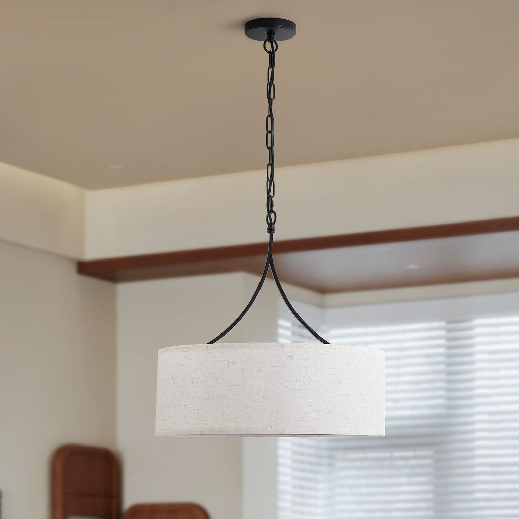 3 Light Drum Pendant Light