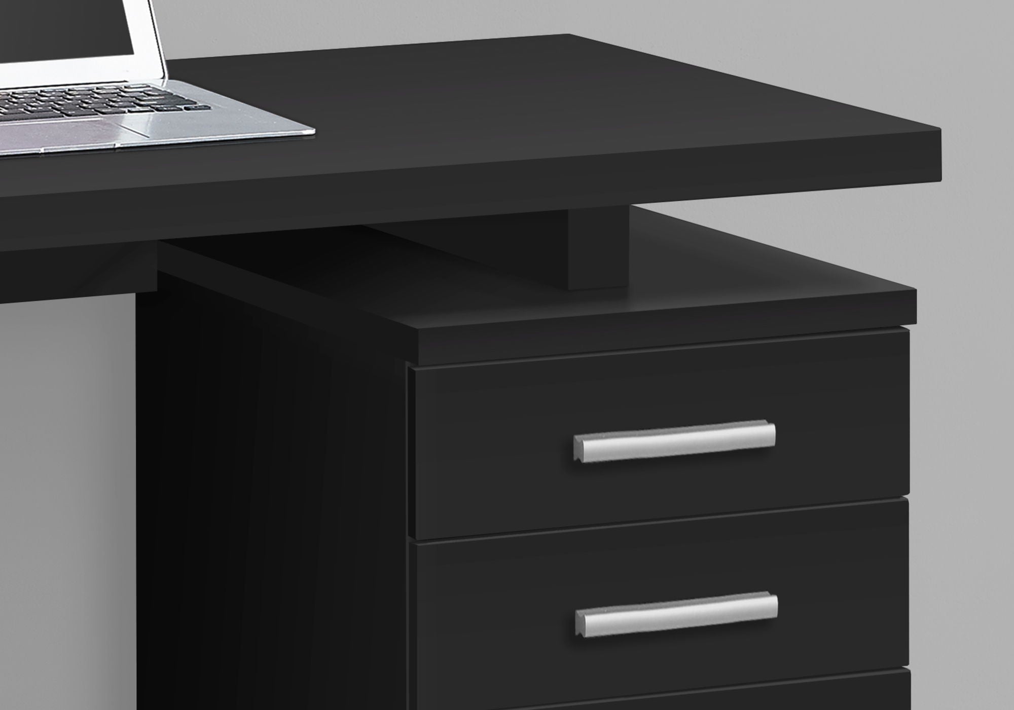 Computer Desk for Home Office Laptop with Reversible Storage Drawers