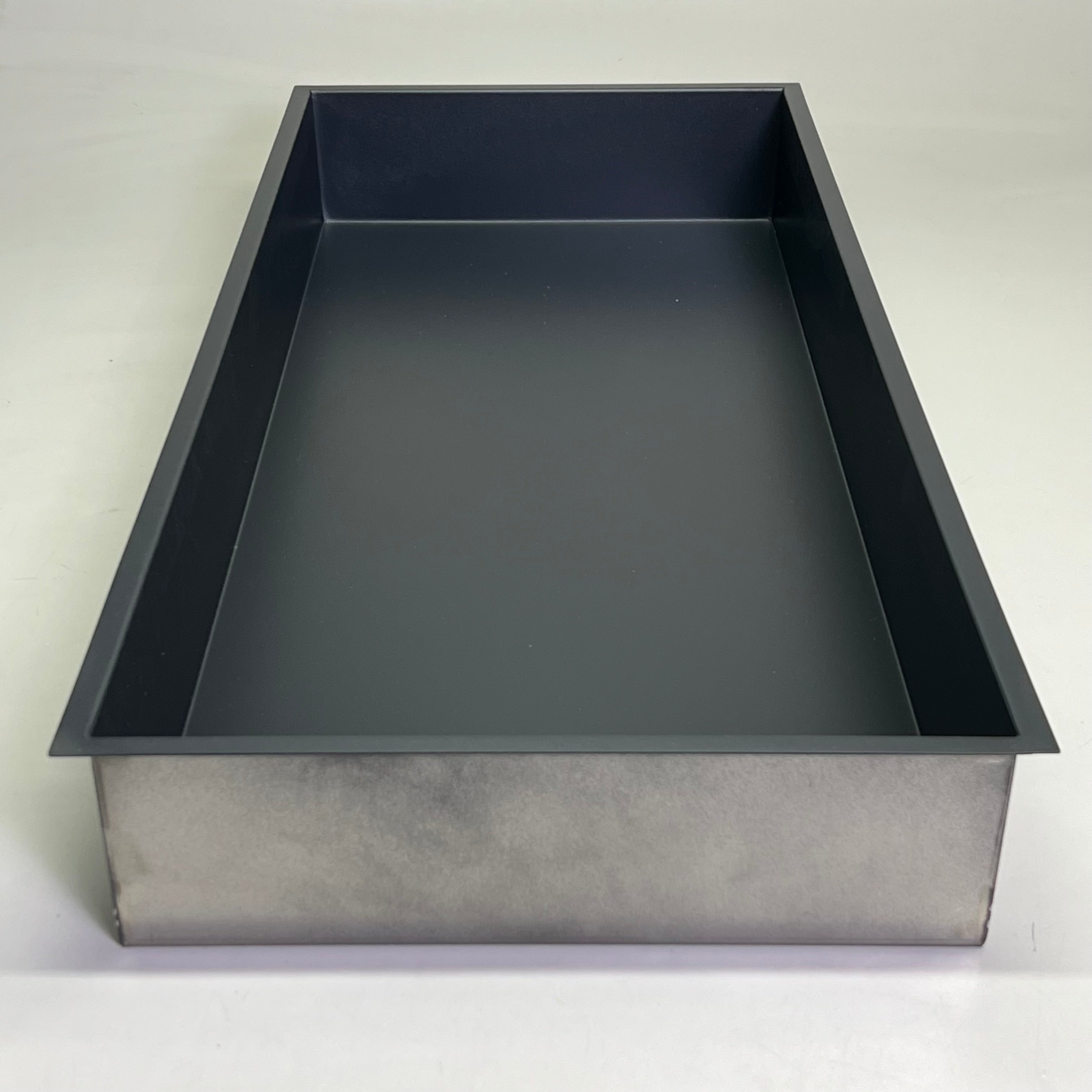 SAMUEL MUELLER Recessed Horizontal Shower Storage Pod Sz 34.5", Matte Black