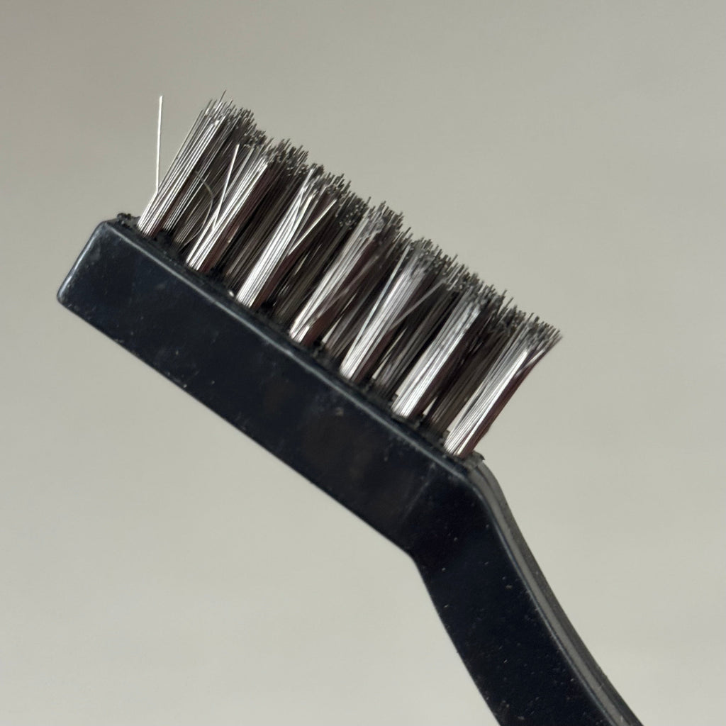(40 Brushes, 1 Box) Anti-Static Hand Tool Brushes For Removing Dirt 7" Overall Length Black (New Other- Slightly Damaged Packaging)