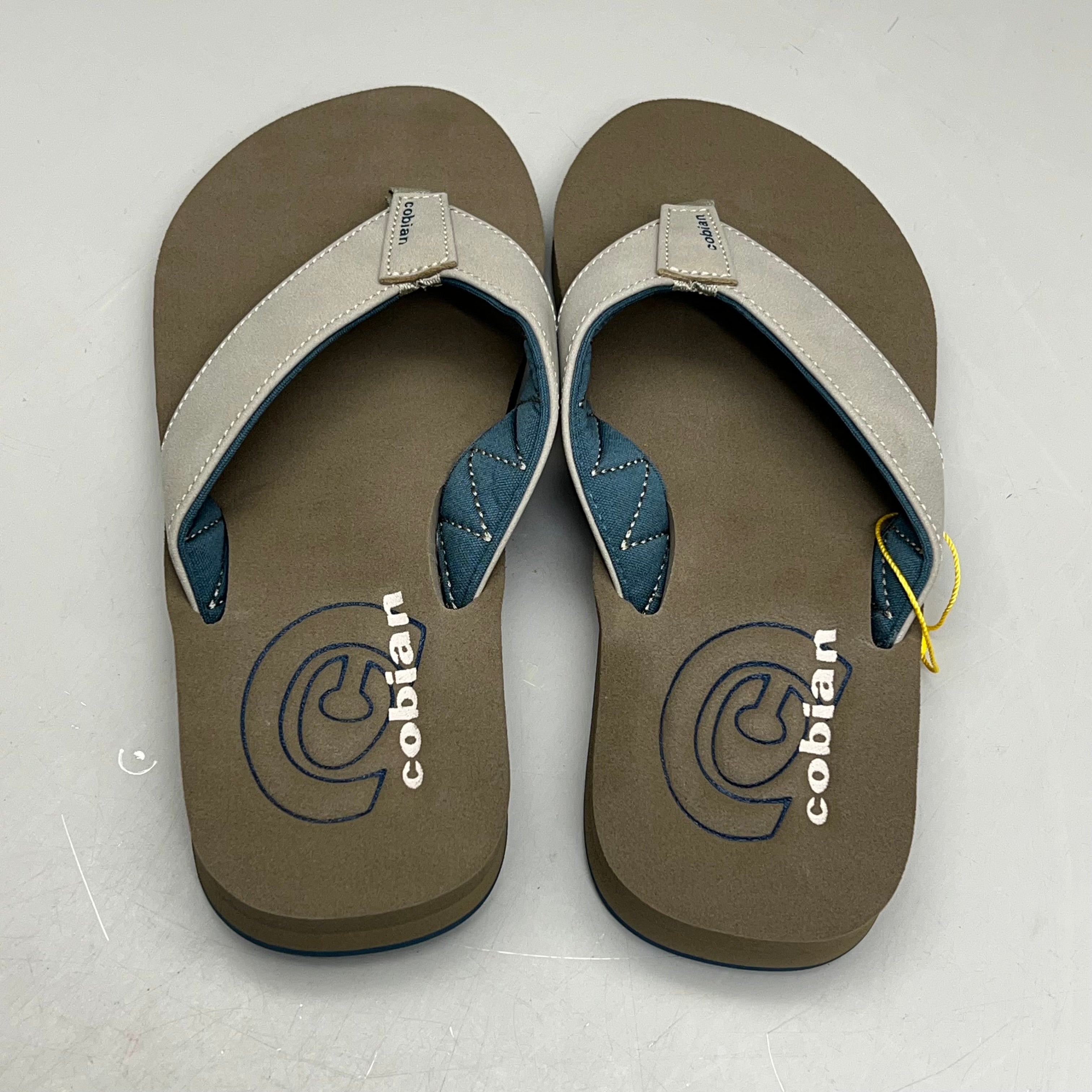 COBIAN Synthetic Strap Floater Sandals Men's Sz 8, EU 40 Taupe FLT18-240-8