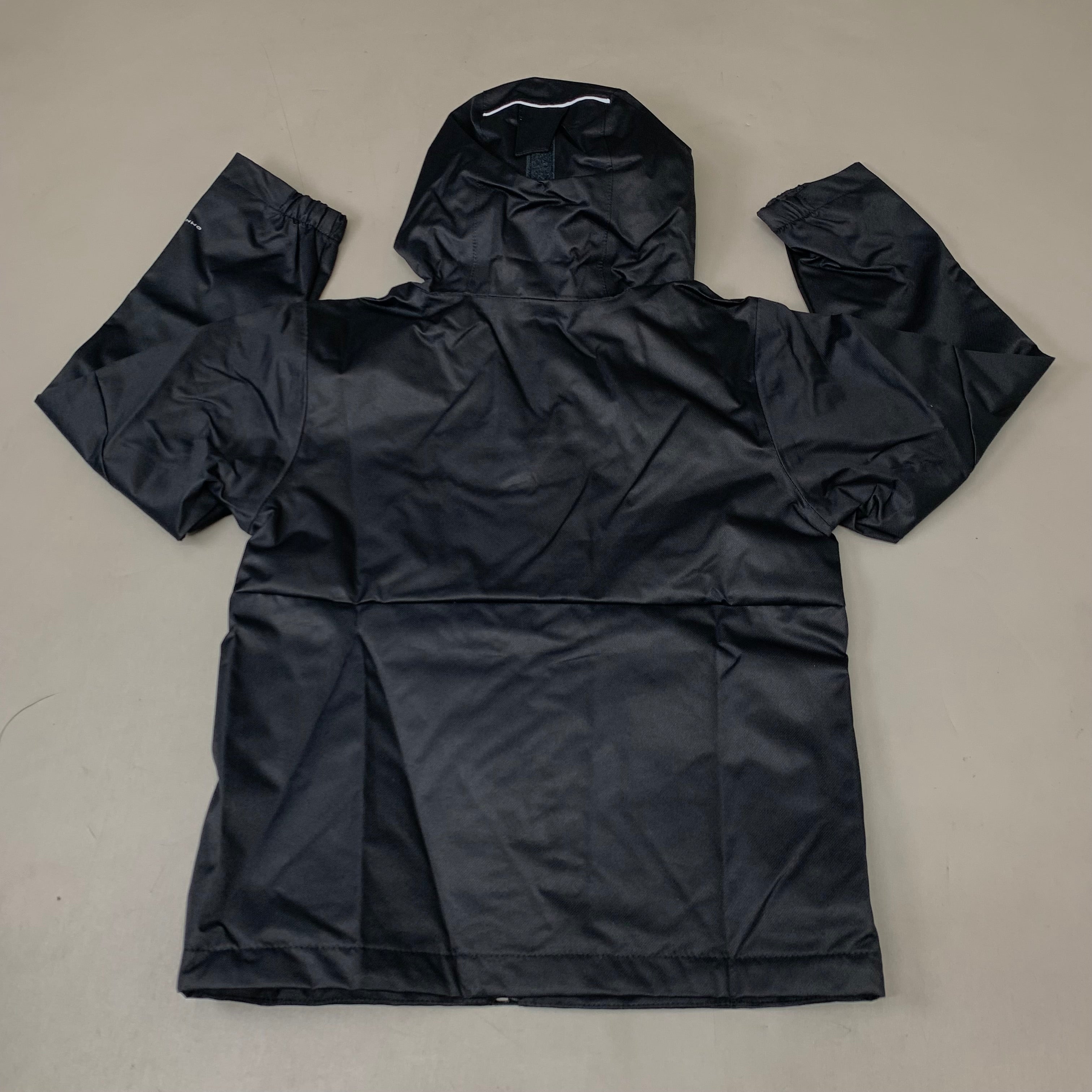 COLUMBIA Reflective Detail Hikebound Jacket Boys Youth Sz XS Black SB6647-010