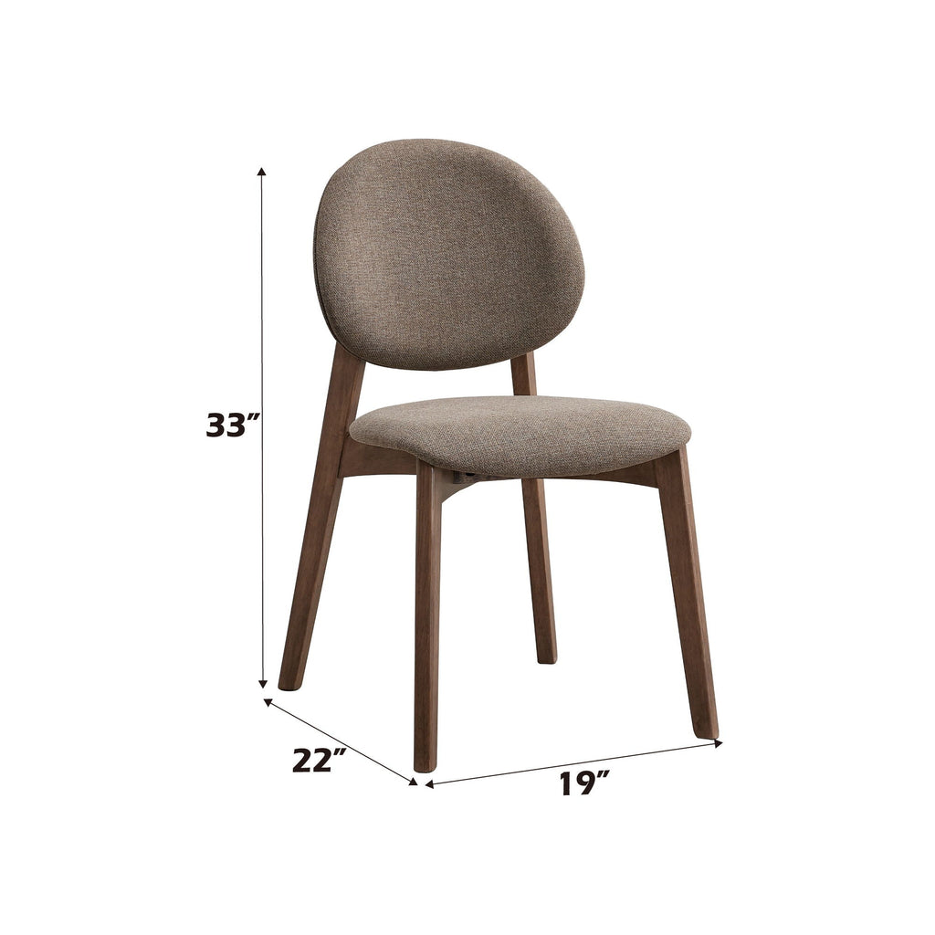 Hadasa Side Chair, Elegant Upholstery (Set of 2)