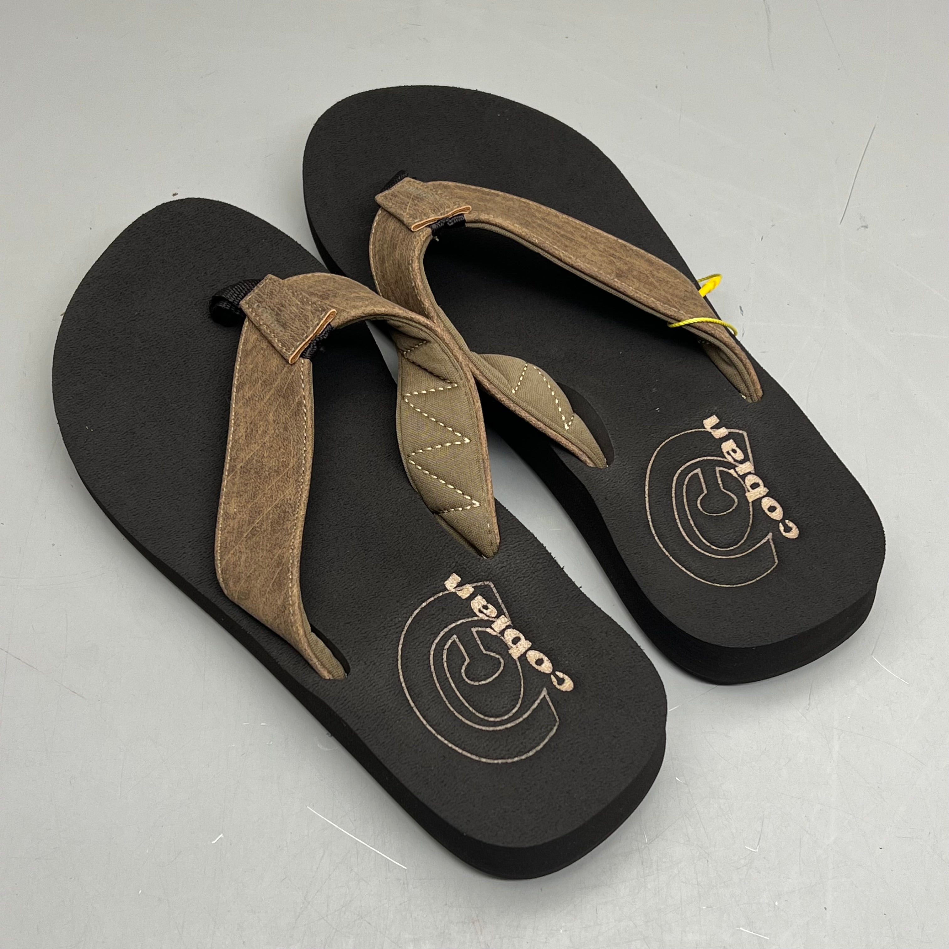 COBIAN Floater Sandals Synthetic Strap Men's Sz 8, EU 40 Mocha FLT18-203-8
