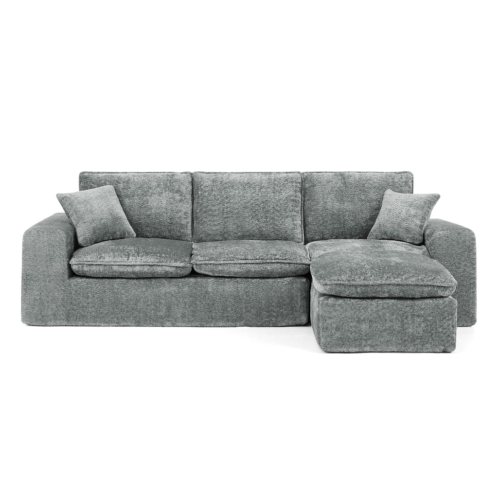 Sectional Sofa With Moveable Ottoman