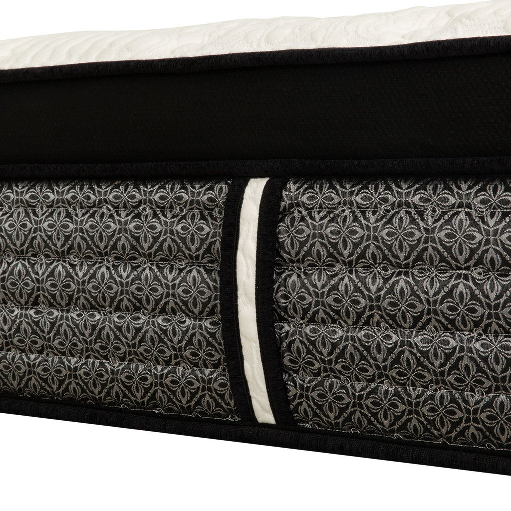 16" Premium Hybrid Mattress In A Box Plush Gel Memory Foam Top With Cooling Technology - Gray / White - Queen