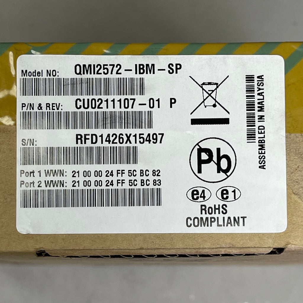 IBM QLogic 4GB Fiber Channel Expansion Card Dark Green QMI2572-IBM-SP