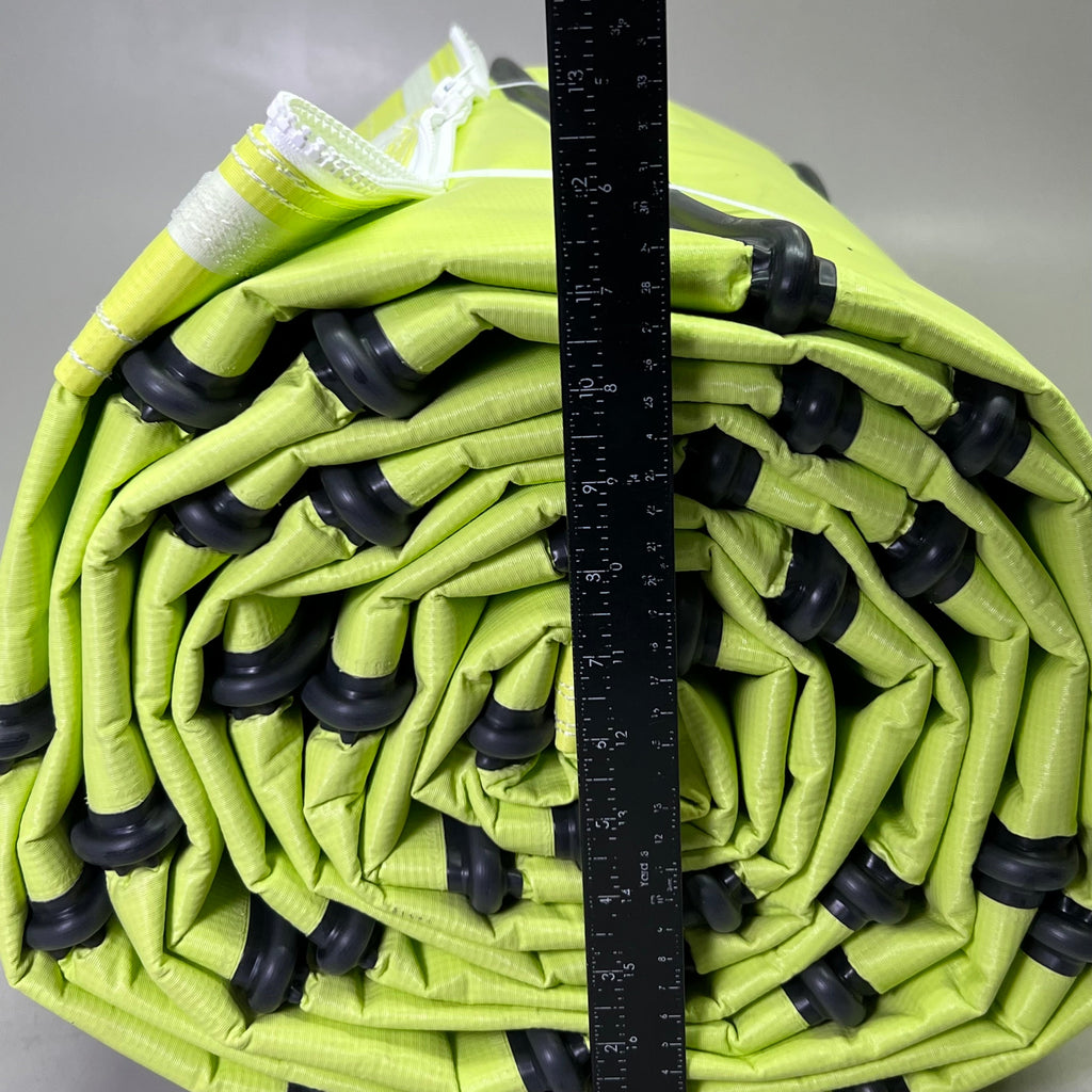 PAGE GSE Lay Flat Duct for Air Movement Sz 23" W, Green& Black PSZ1420
