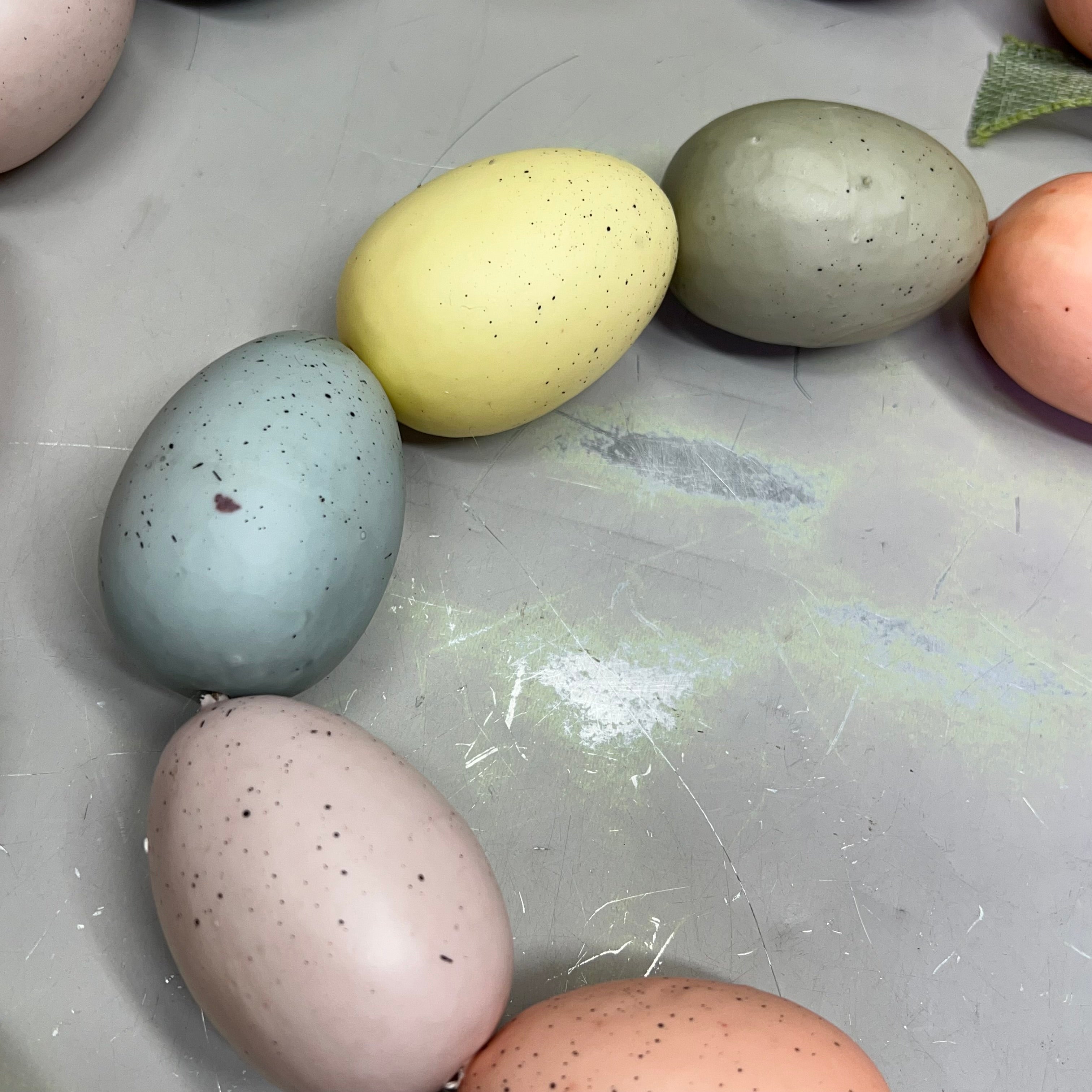 GERSON Easter Egg Garland Decoration 5' Pastel Multicolor 2709760