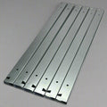 (6 Pcs) Steel Raceway I100 Sz 25" L x 1" W, Grey