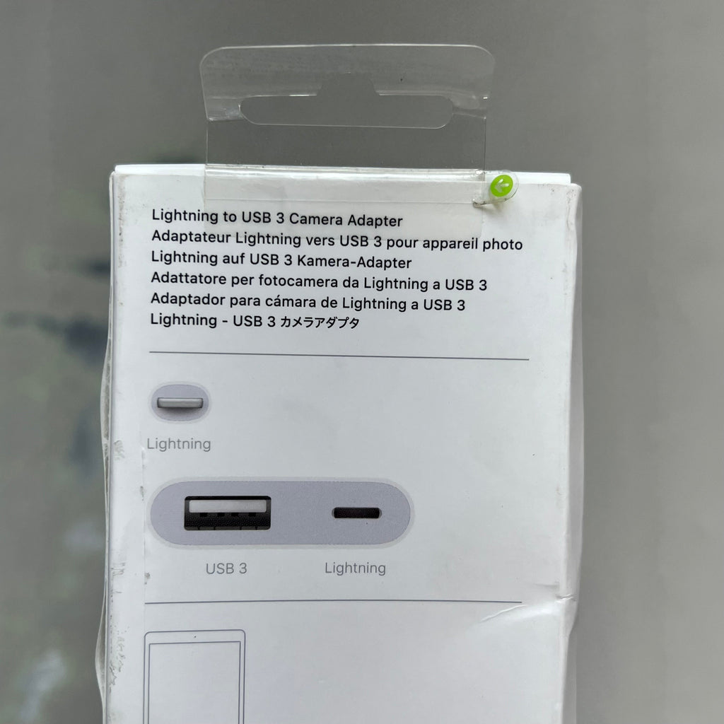 APPLE Lightning To USB 3 Camera Adapter White MK0W2AM/A (Return)