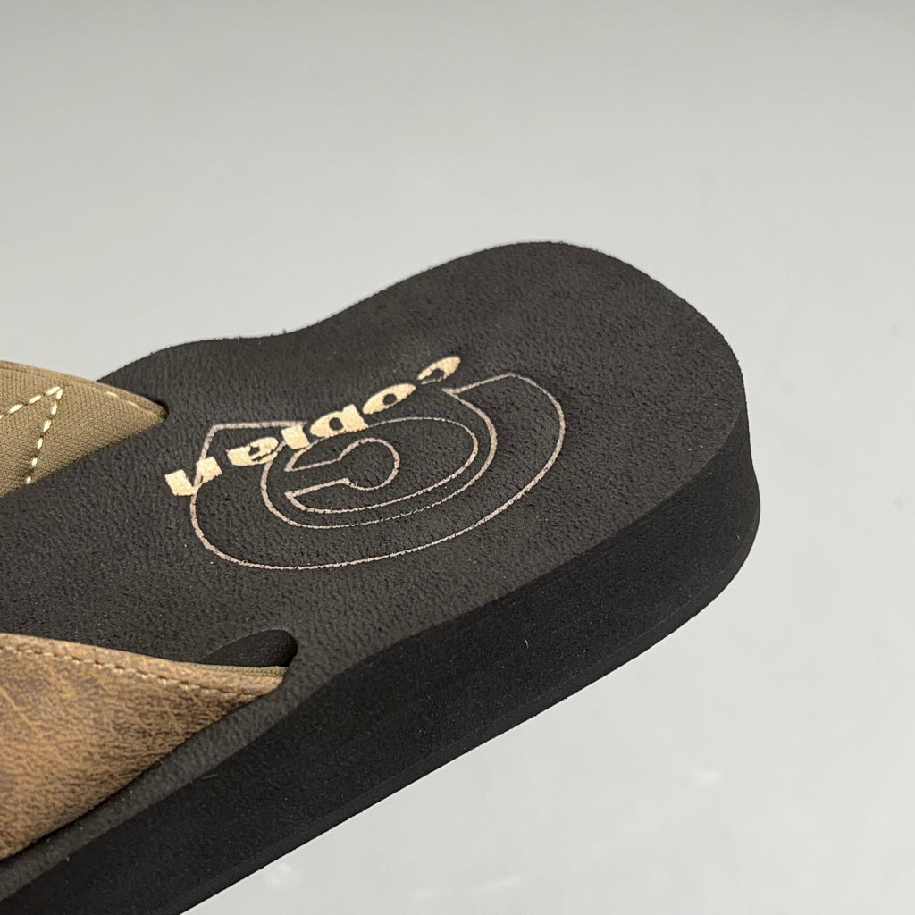 COBIAN Floater Sandals Synthetic Strap Men's Sz 12, EU 45 Mocha FLT18-203-12