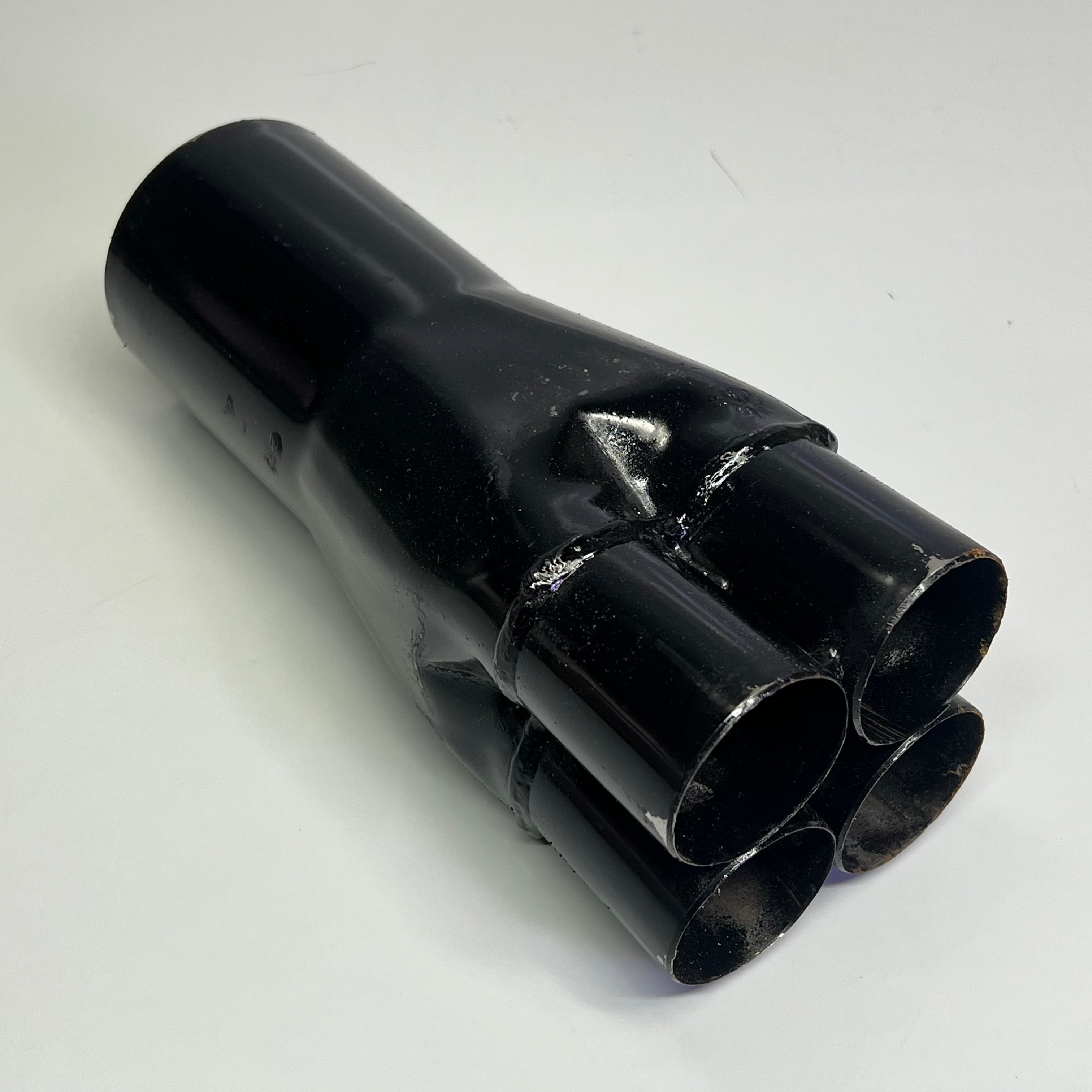SCHOENFELD Steel Slip-On Collector 1-7/8 3-1/2" Outlet 9" Long Black SCHSO83541