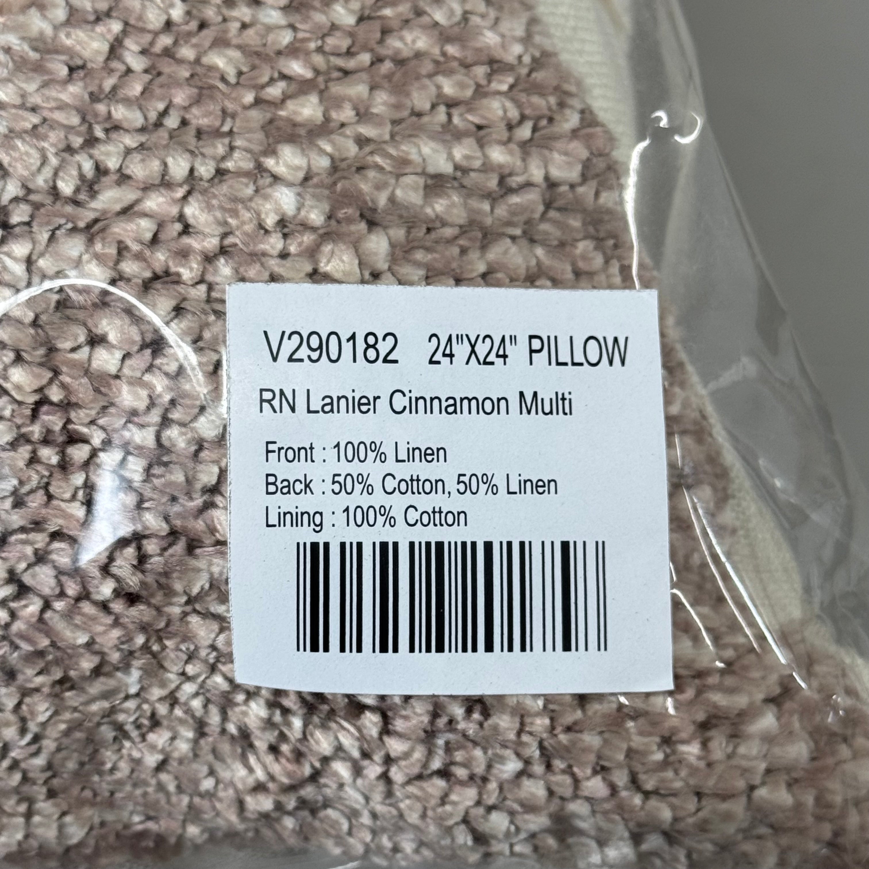 VILLA 24"x24" RN Lanier Decorative Throw Pillow Orange Spice Multi