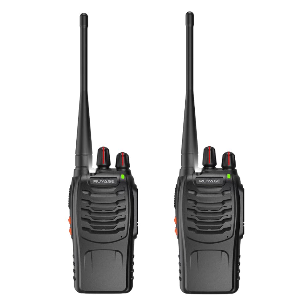 RUYAGE 888S V3.0 Lightweight Rechargeable Walkie Talkies 16CH UHF Two Way Radio