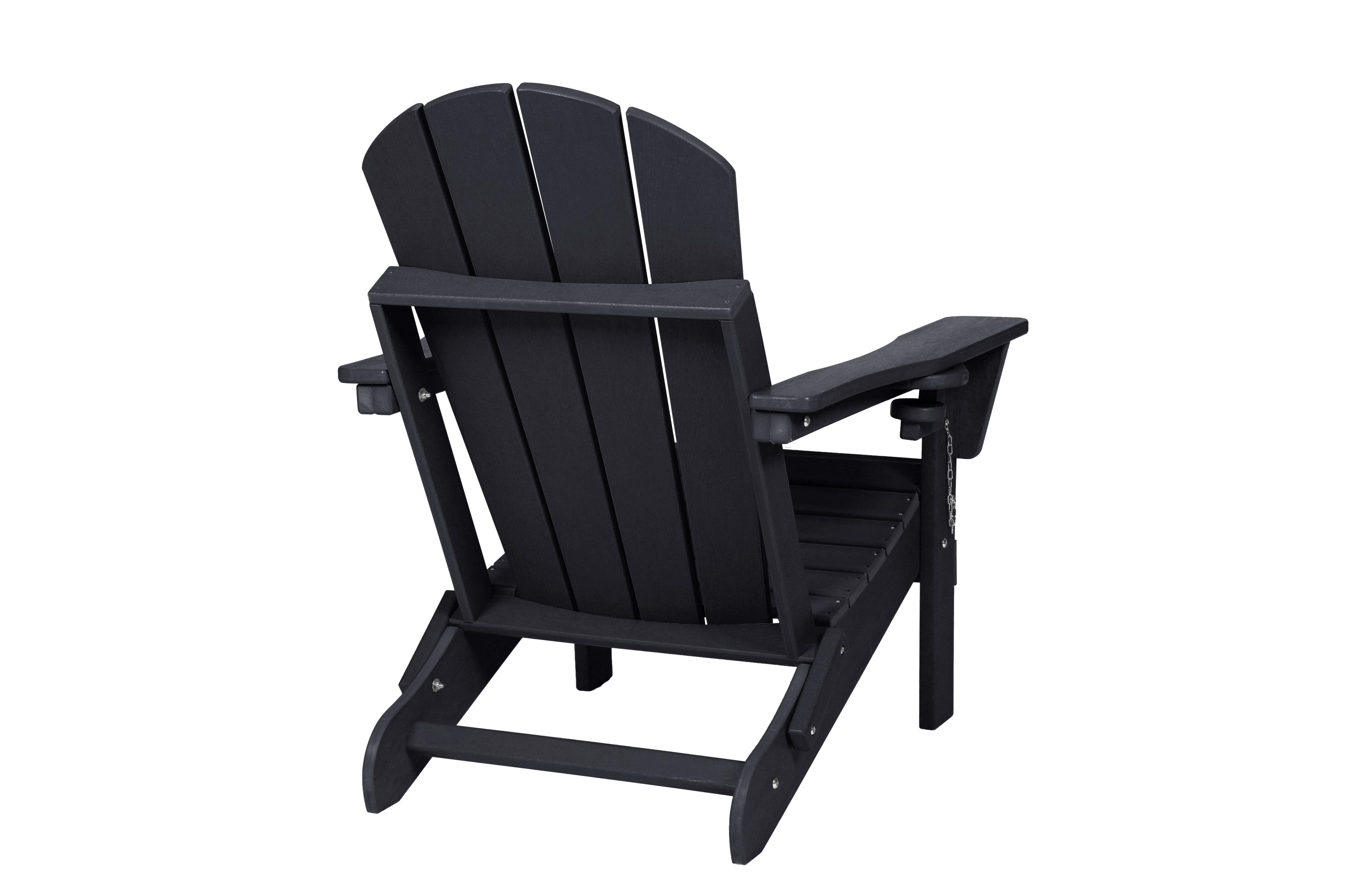 Folding Adirondack Chair with Side Table, 3-Piece Set