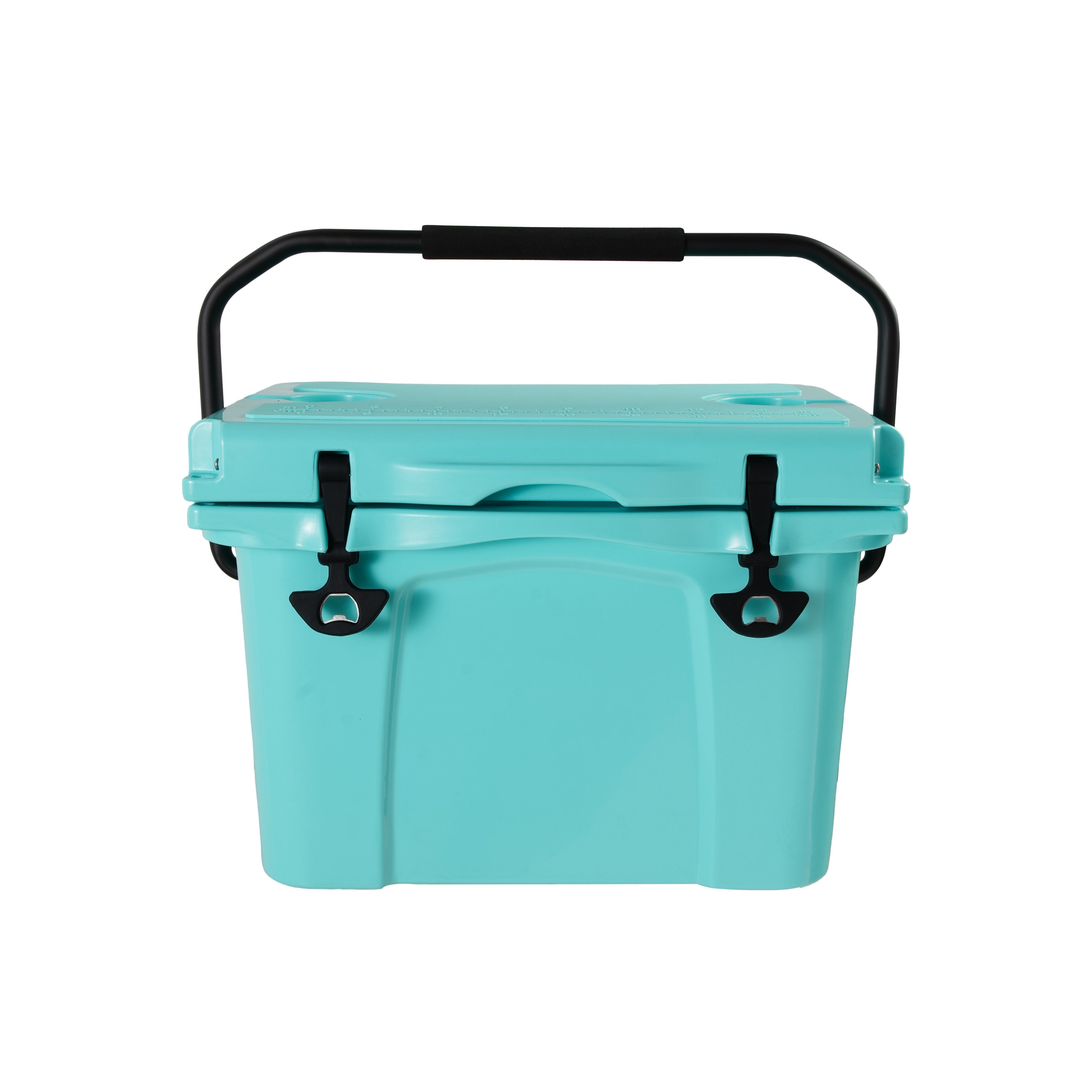 25QT Portable Cooler, Insulated Hard Cooler with Bottle Opener and Cup Holder