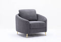 Yuina Linen Chair - Gray