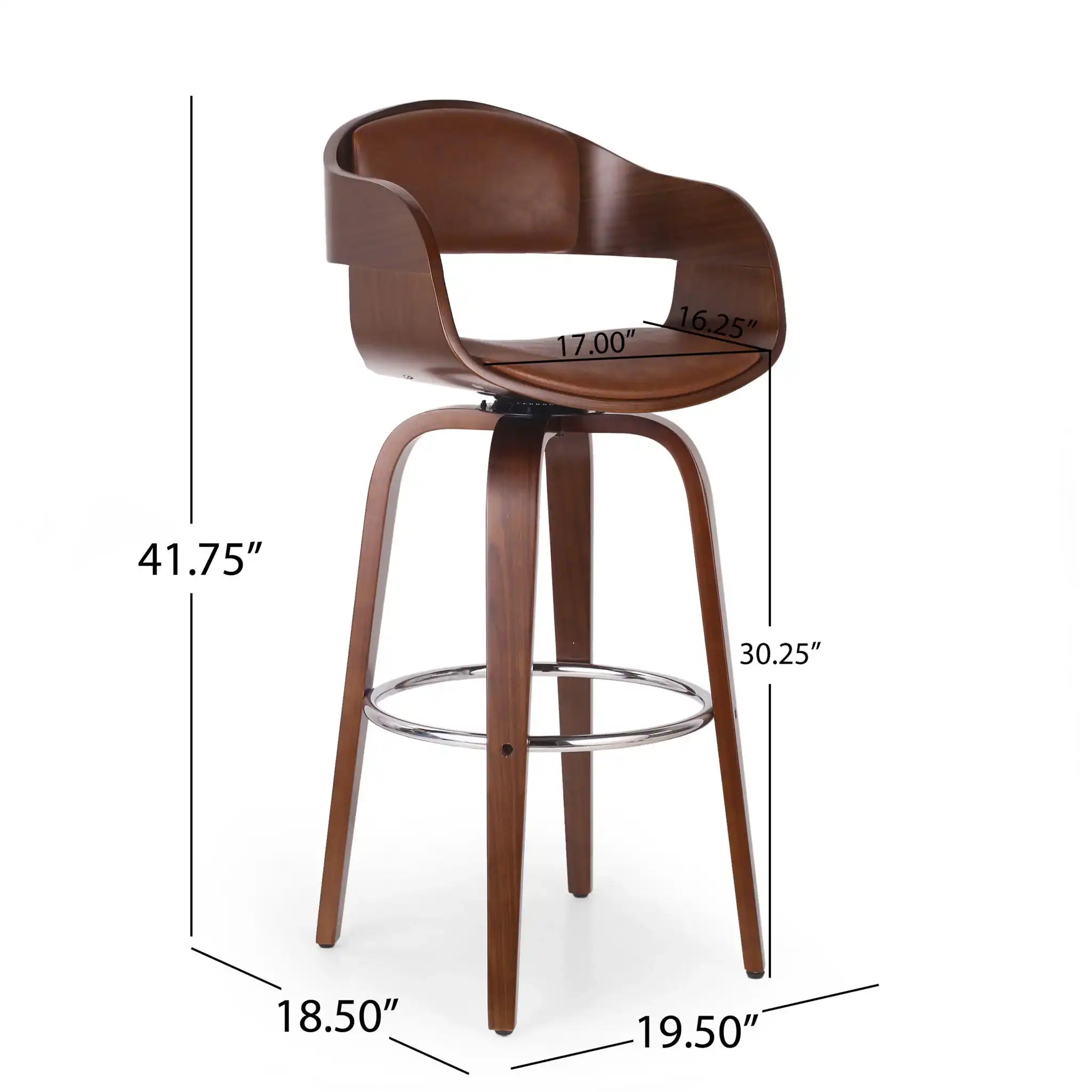 Modern Bar Stool with Swivel Function