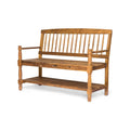 Imperial Bench With Built-In Shelf