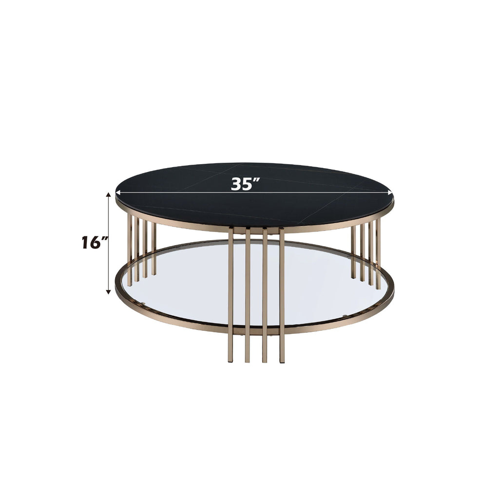 Abisha - Sintered Stone Top Round Tables