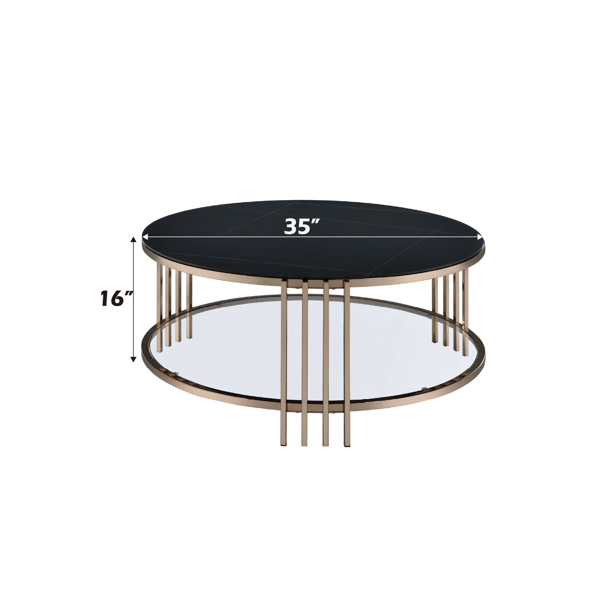 Abisha - Sintered Stone Top Round Tables
