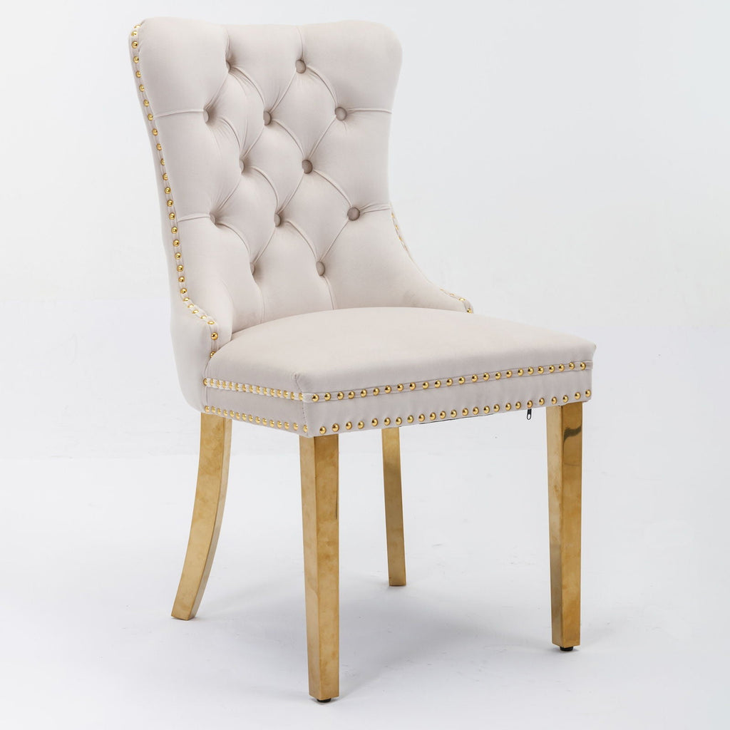 Nikki - Modern, High-End Tufted Dining Chair (Set of 2)