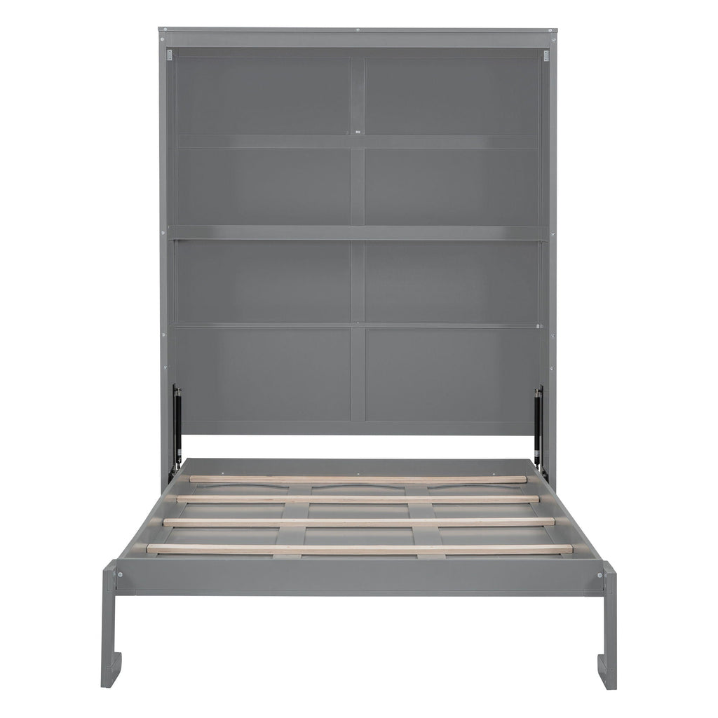Murphy Wall Bed With Shelves, Space Saving