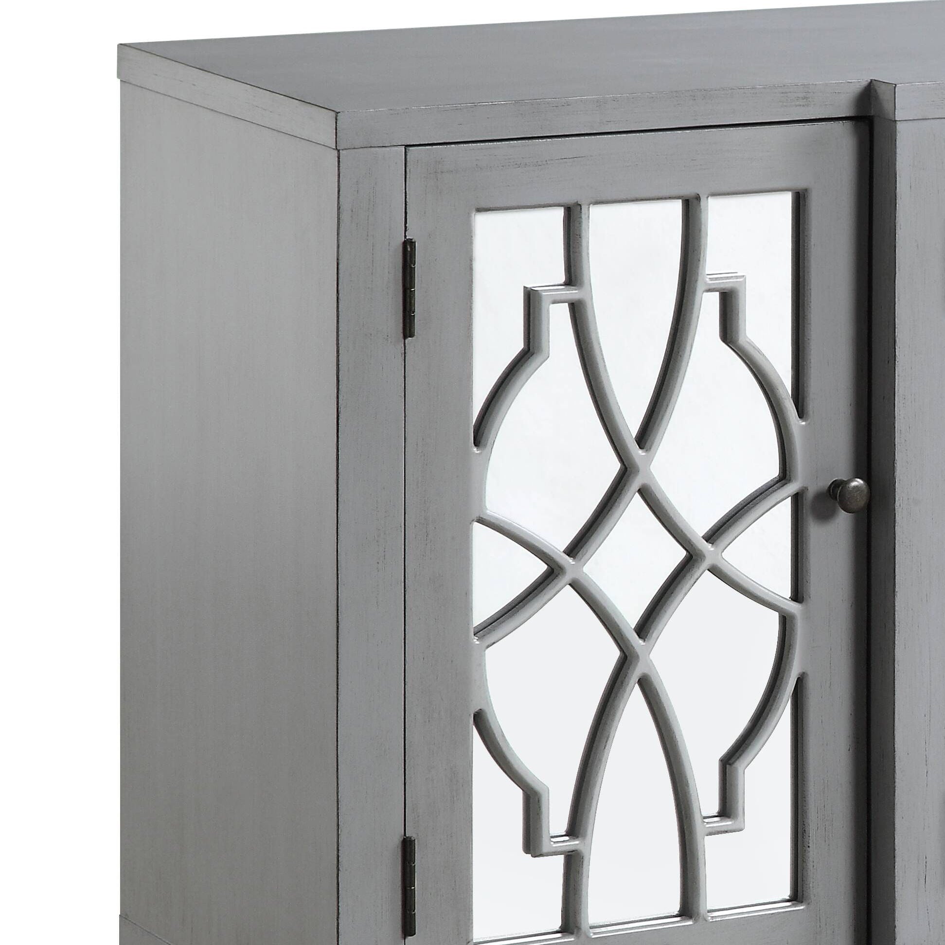 Magdi Console Cabinet - Antique Gray