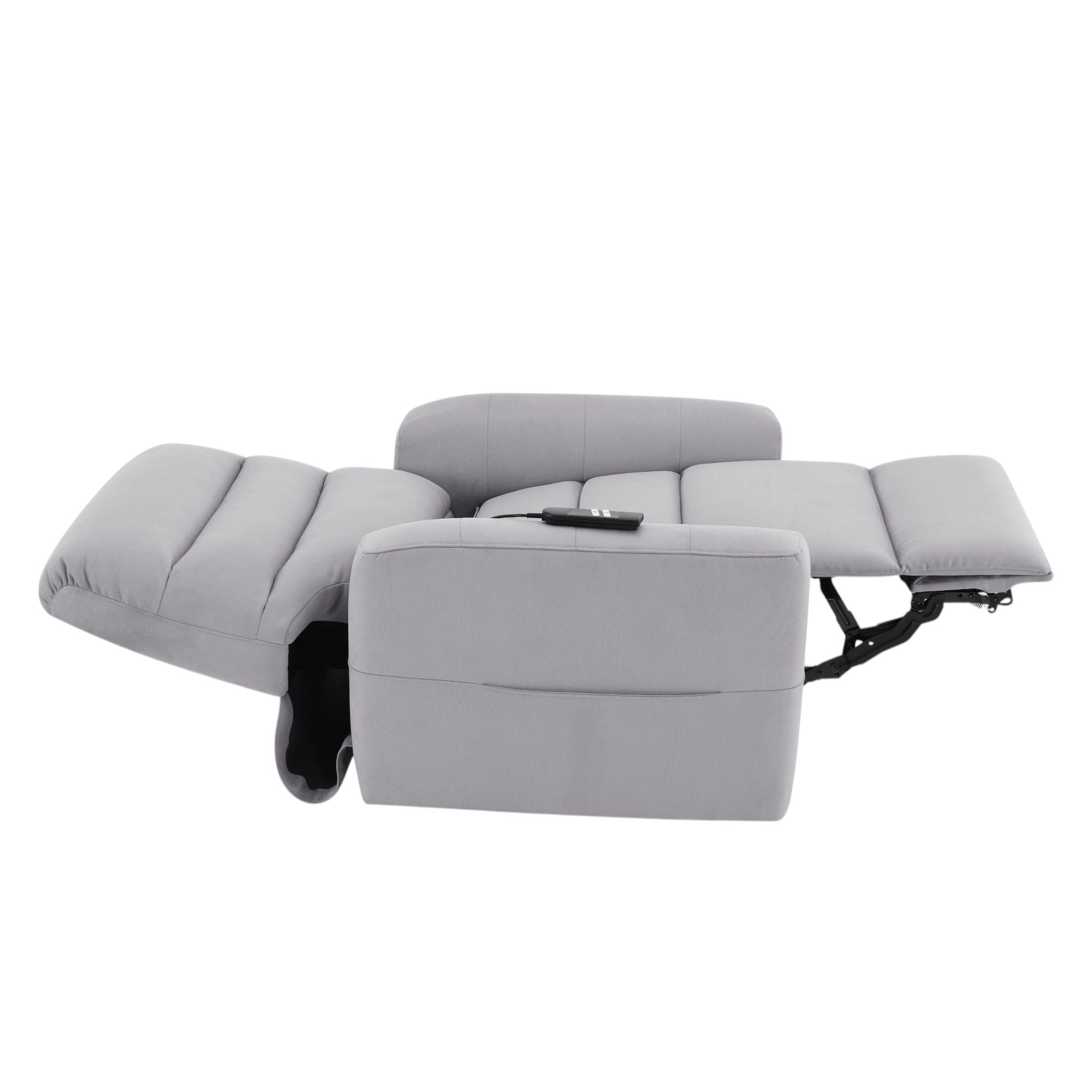 Freddie - Power Motion Recliner With Lift - Gray