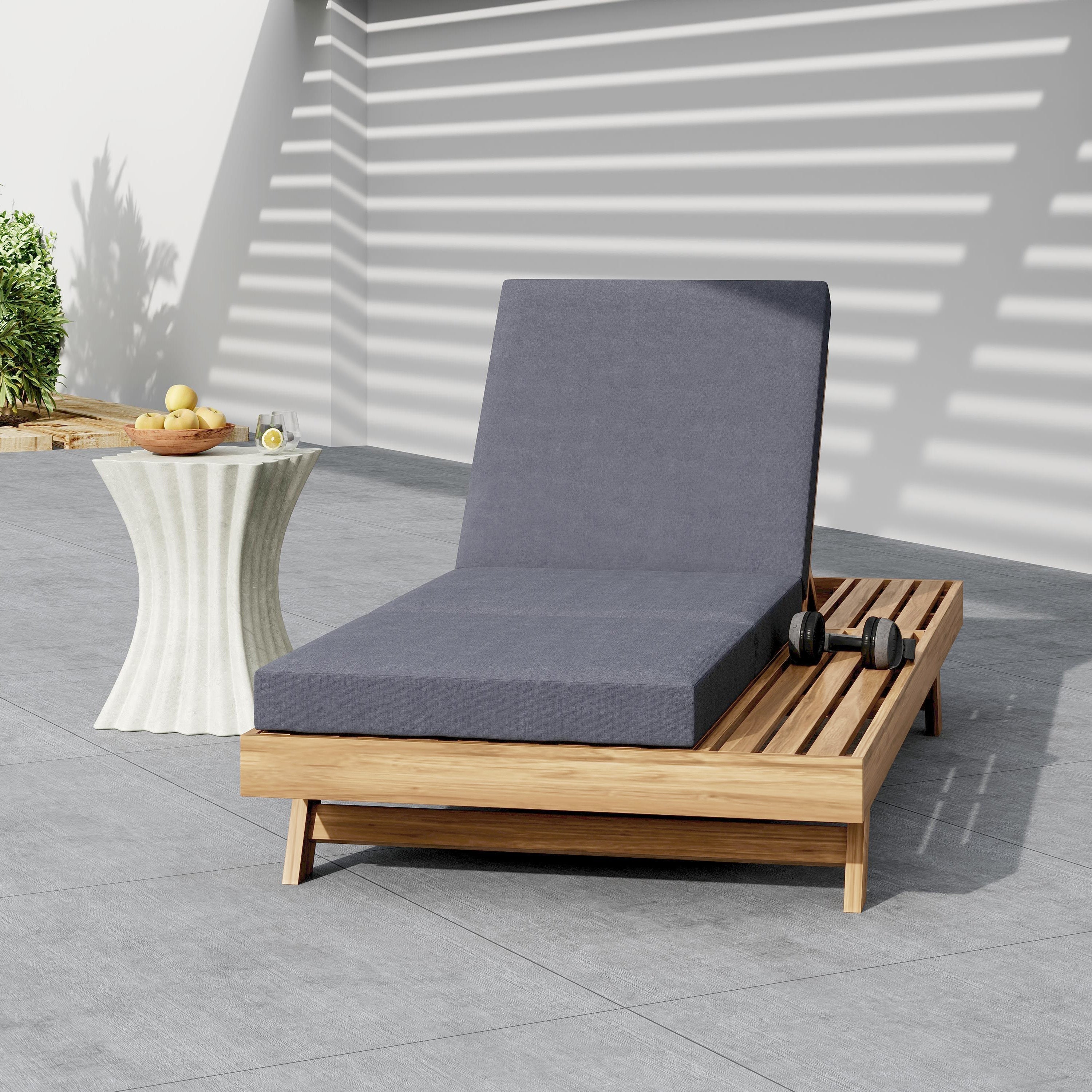 Lounge Chaise Set with Space Available on One Side