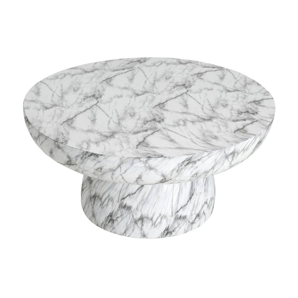 MGO Faux Marble Coffee Table for Indoor and Outdoor Use