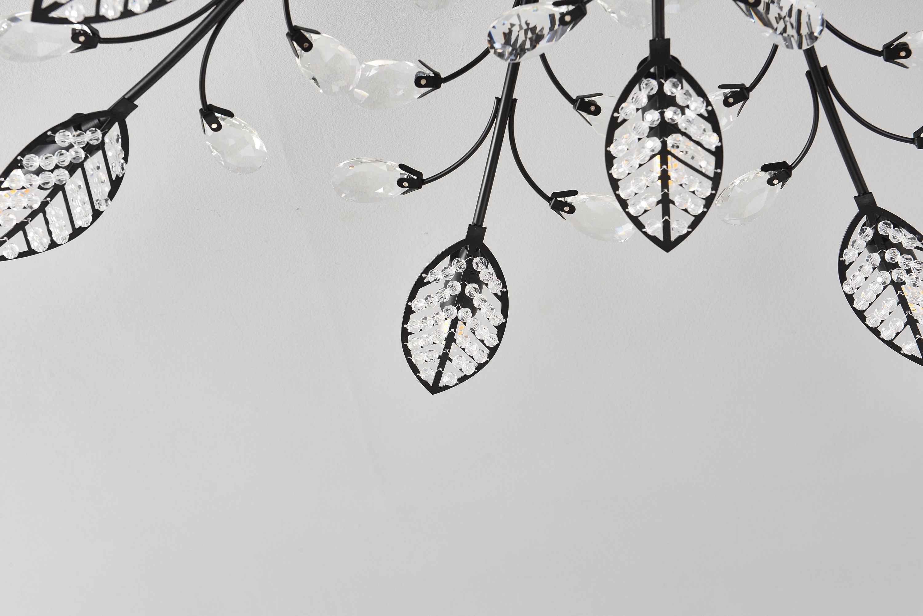 15-Light Chandelier Crystal Ceiling Lamp
