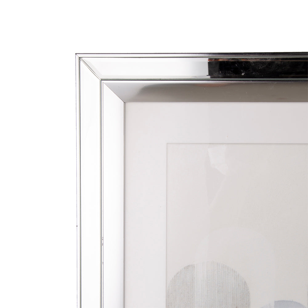 S/2 23.6x23.6' Kaiden Crystal Mirror Framed Wall Art
