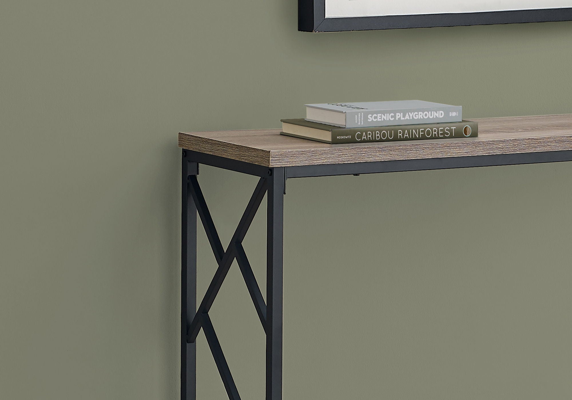 Accent Console Table for Entryway, Modern Design