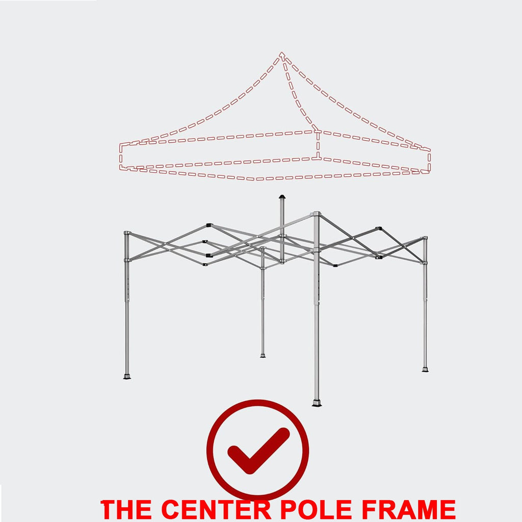 Canopy Replacement Top with 4 Pack W8 Bags (Frame Not Included)