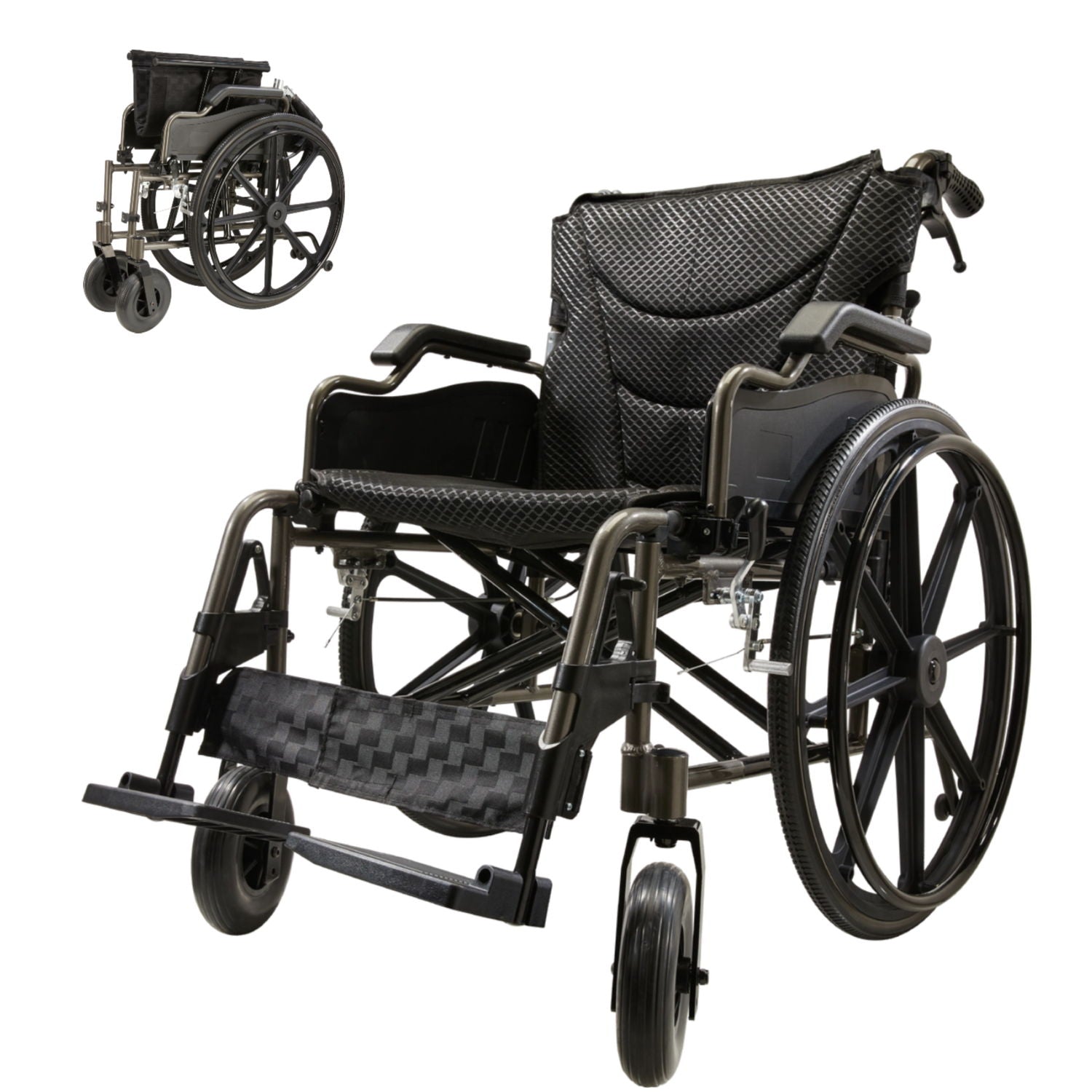 Lightweight Foldable Nursing Wheelchair For Adults
