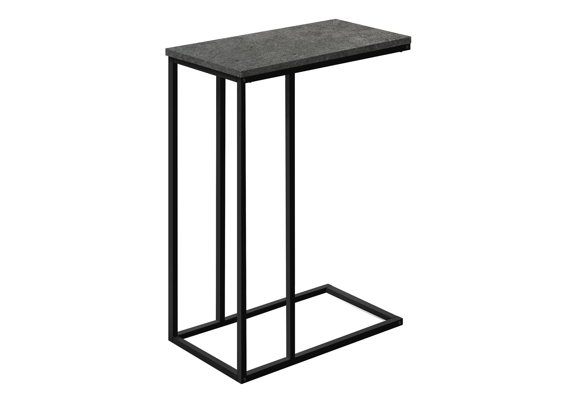 Accent Table, C-Shaped, Space-Saving Functionality