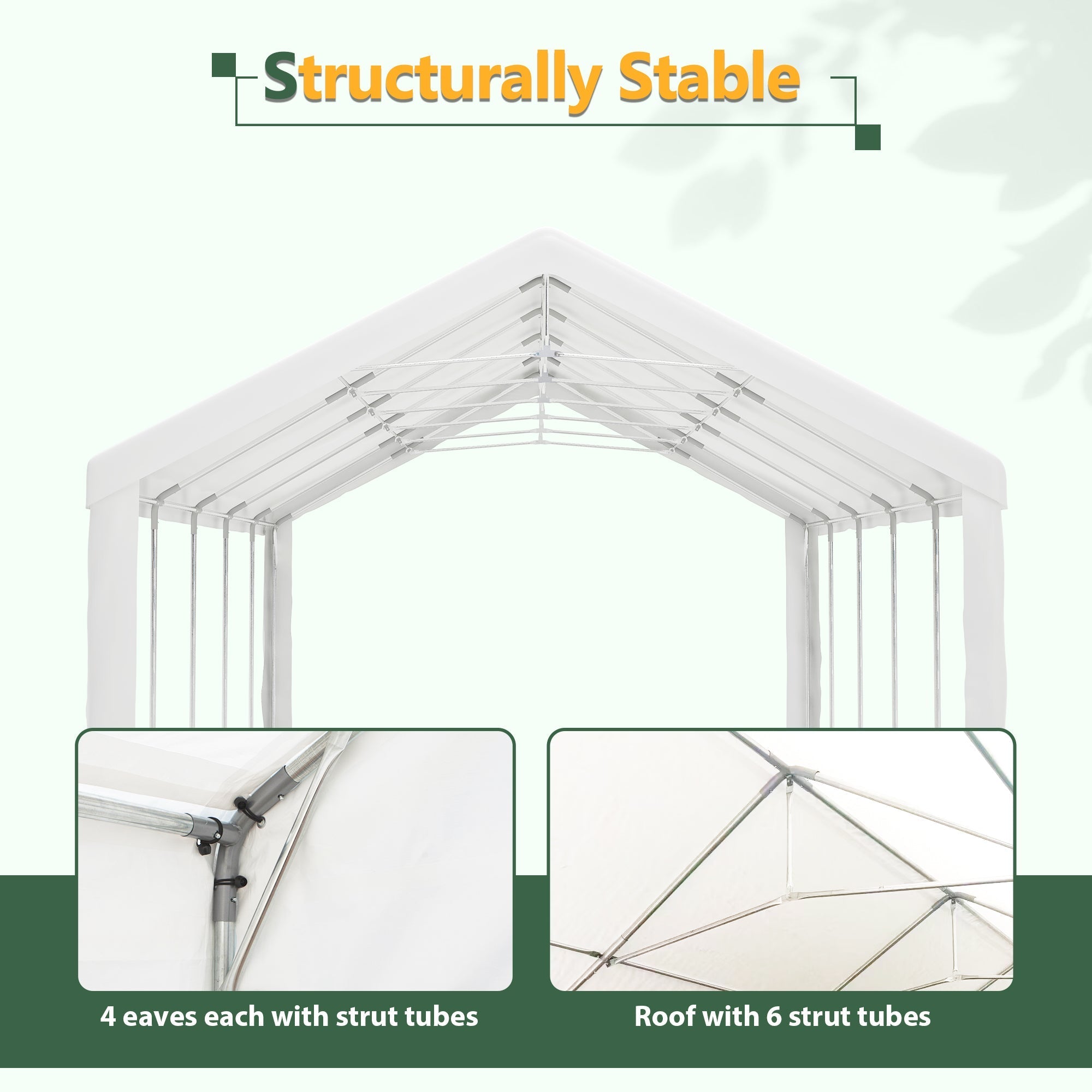 16x32 Ft Party Tent with Removable Sidewalls and Storage Bags