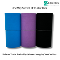 Horse Functional Taping Tape — 2-Way 3" Color Pack