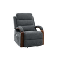 Kayla Power Recliner With Lift, Heating & Massage (Zero Gravity) - Gray