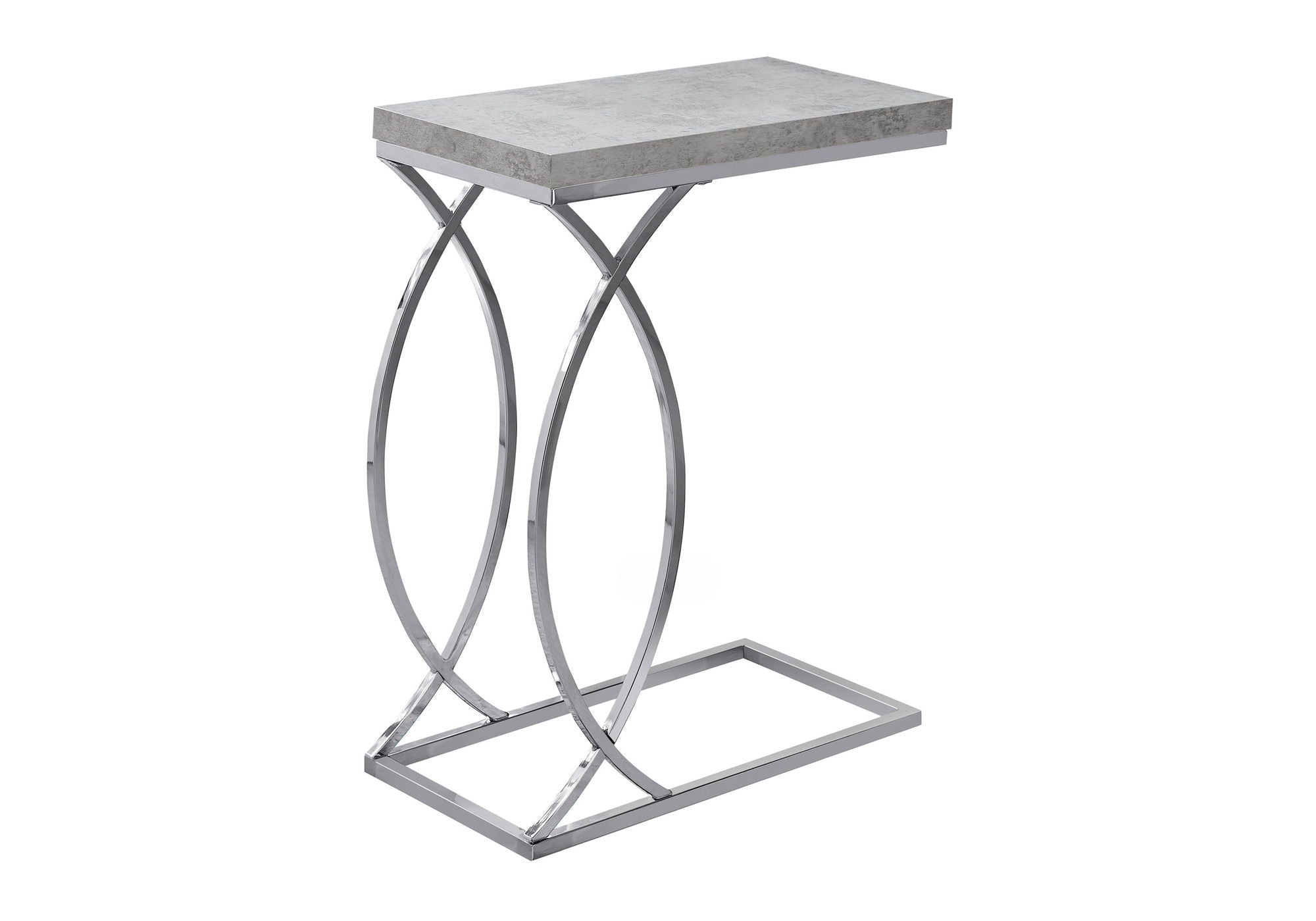 Accent Table, C-Shaped, Contemporary & Modern Design