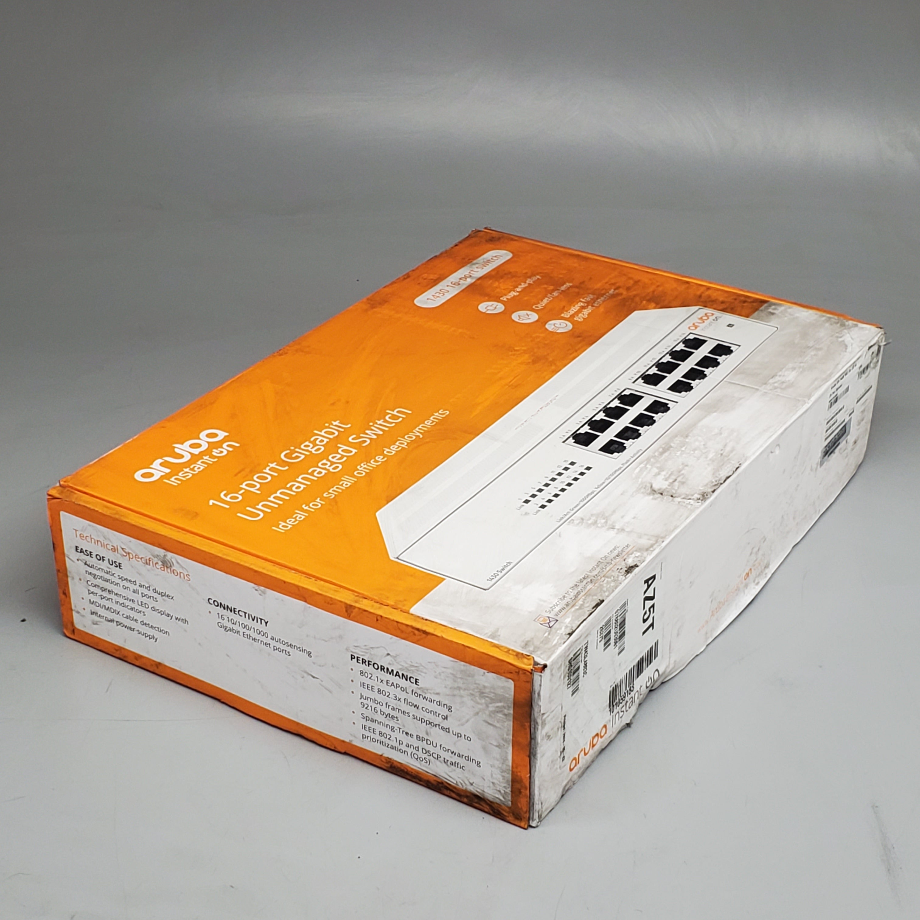 ARUBA HPE R8R47A Instant On 1430 16G Switch 16 ports (New Other) TW43L4803C