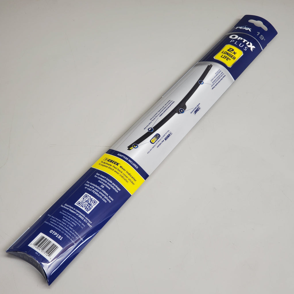 PEAK Optix Plus Beam Windshield Wiper Blades 19" OTP191 2x Longer Life