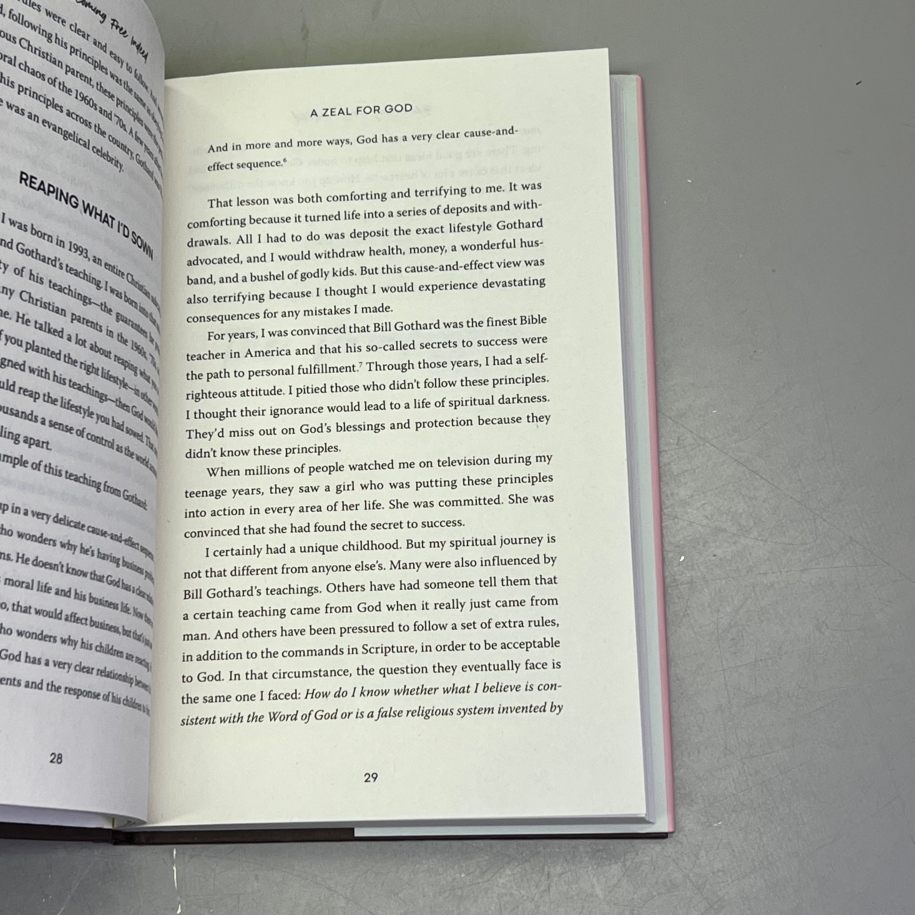BECOMING FREE INDEED My Story Of Disentangling Faith From Fear Hardback Book