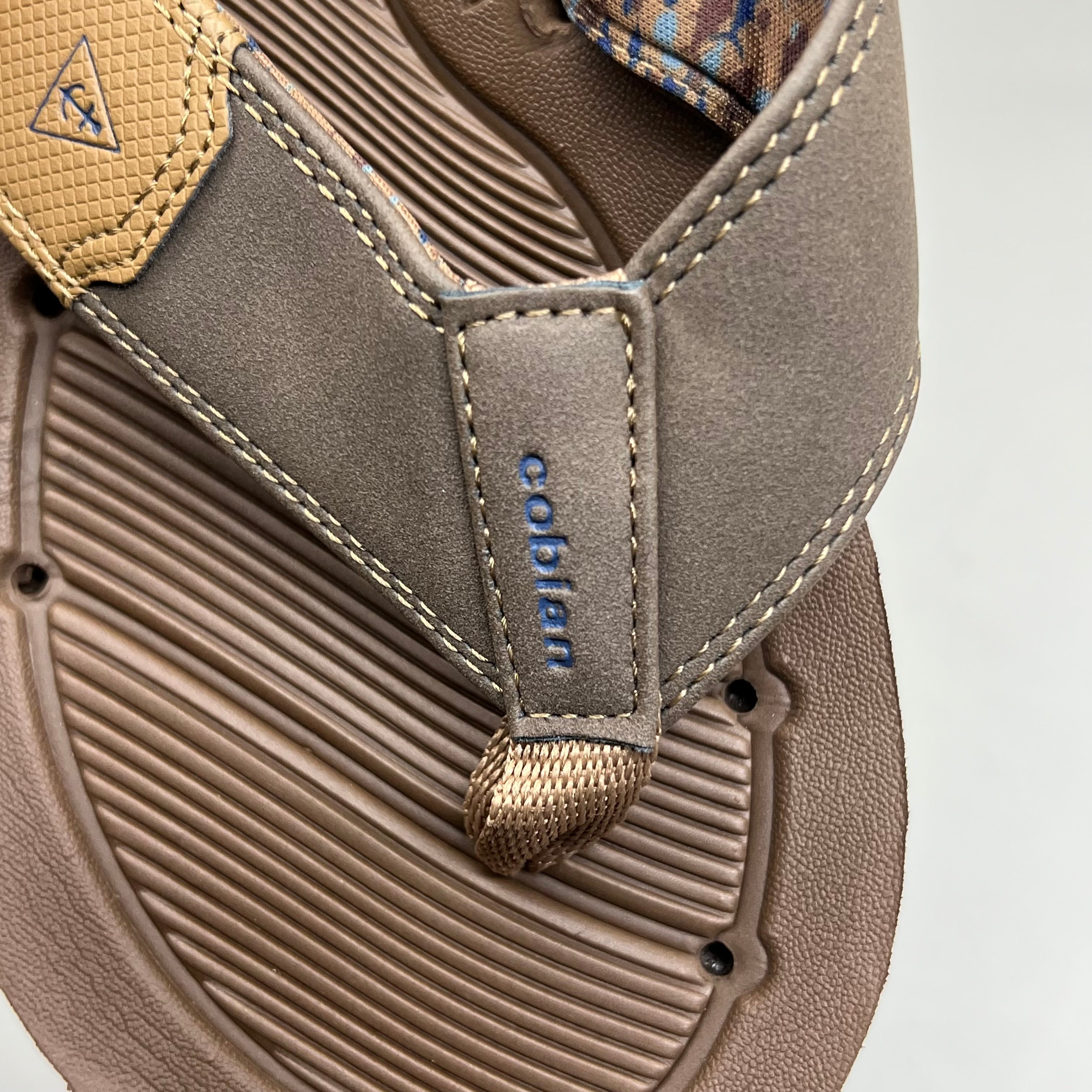 COBIAN Synthetic Suede Draino 3 Sandals  Men's Sz 12, EU 45 Brown HBD23-200-12