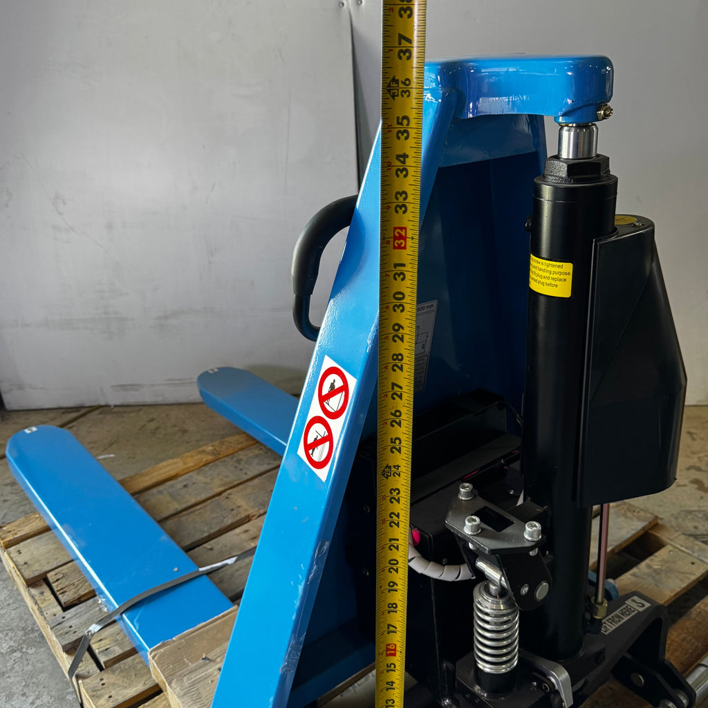 Electric Pallet Jack 1000Kg 62"L x 27"W x 51"H Blue GD2405176